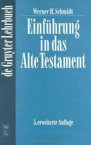 Tapa de Einfuehrung in das Alte Testament