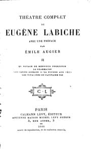 Tapa de Théâtre complet de Eugène Labiche