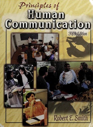 Tapa de Principles of human communication