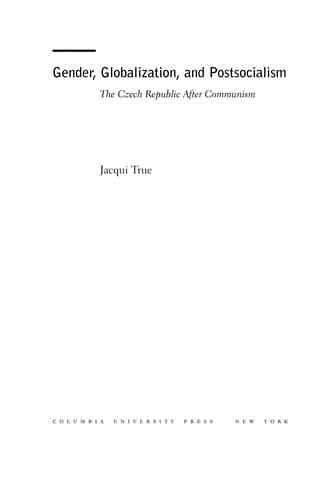 Tapa de Gender, globalization, and postsocialism