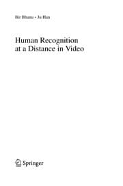 Tapa de Human recognition at a distance in video