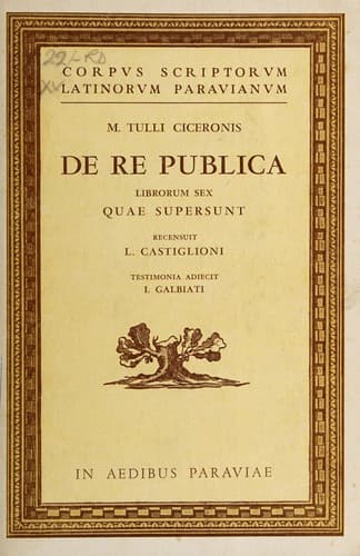 Tapa de De re publica