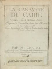Tapa de La Caravane du Caire