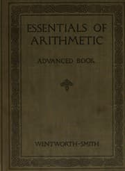 Tapa de Essentials of Arithmetic