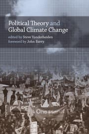 Tapa de Political theory and global climate change