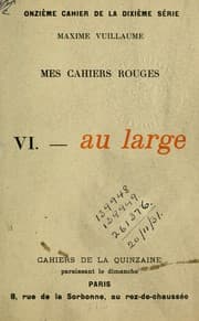 Tapa de Cahiers de la quinzaine