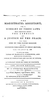 Tapa de The Magistrate's Assistant