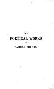 Tapa de The Poetical Works of Rogers, Campbell, J. Montgomery, Lamb, and Kirke White ..