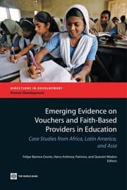 Tapa de Emerging evidence on vouchers and faith-based providers