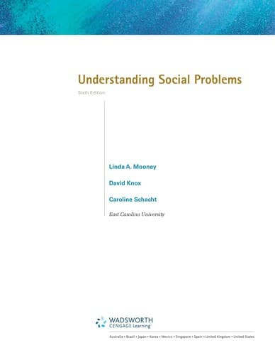 Tapa de Understanding social problems