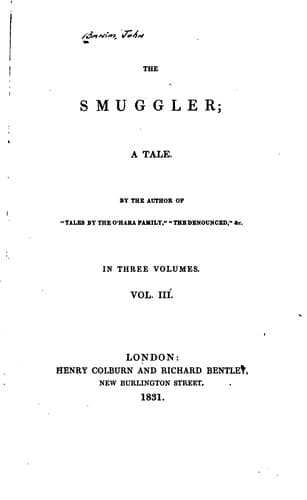Tapa de The Smuggler: A Tale
